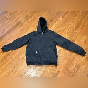 Alaskan hardgear men’s XL tall Black Hooded Jacket